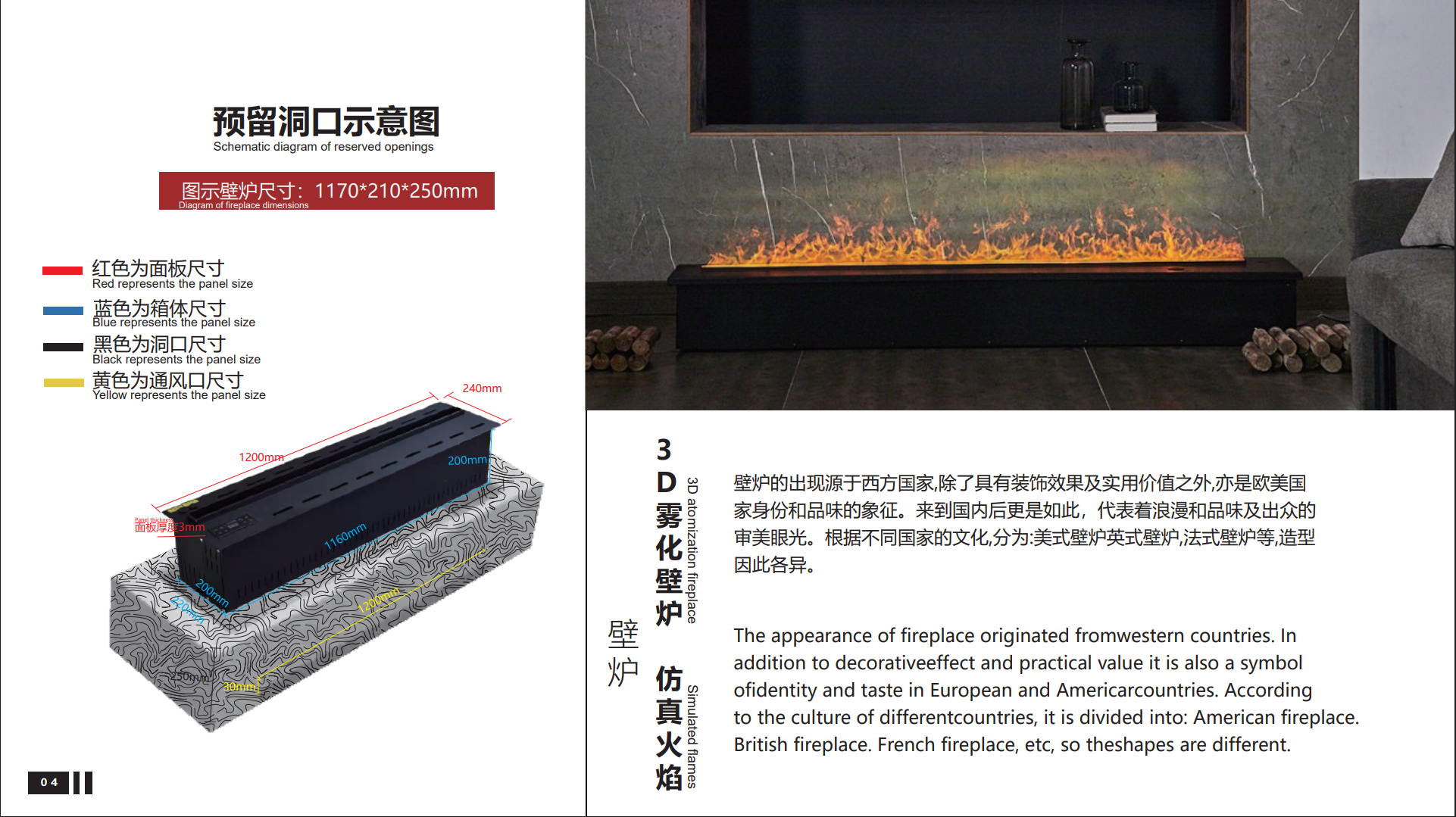 3D atomization fireplace - Image 7